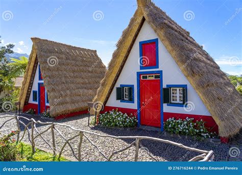 Santana Madeira Portugal Sep Traditional Madeiran Houses