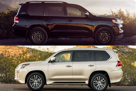 Toyota Land Cruiser Vs Lexus Lx What S The Difference