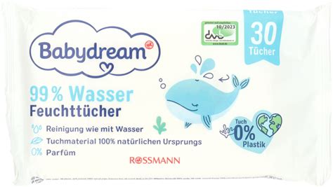 BABYDREAM chusteczki nawilżane 99 wody 30 szt Drogeria Rossmann pl