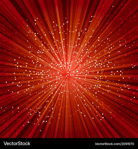 Red explosion Royalty Free Vector Image - VectorStock