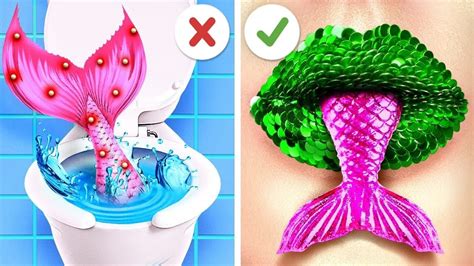 Mermaid Friend Help Me Please Awesome Beauty Hacks And Funny