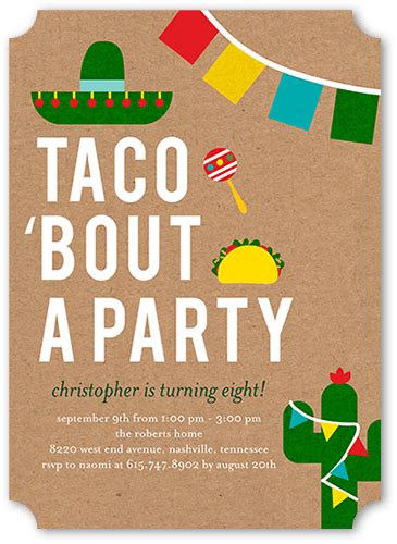 Taco Party Invitation