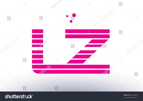 Lz L Z Alphabet Letter Logo Stock Vector Royalty Free