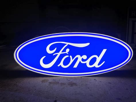 Illuminated Ford Sign Etsy