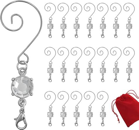 Amazon Banberry Designs Christmas Ornament Hooks Set Of Clear