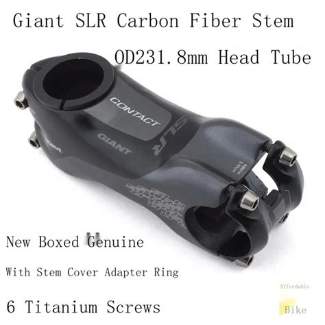 Giant GIANT CONTACT SLR OD2 Full Carbon Fiber Bicycle Stem 31 8 Head