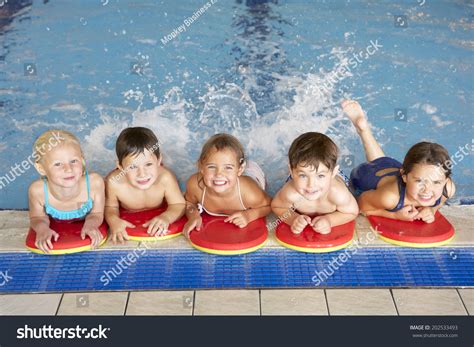 Children In Swimming Pool Stock Photo 202533493 Shutterstock