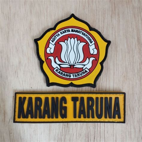 Jual Patch Rubber Logo Karang Taruna Dan Tulisan Karang Taruna