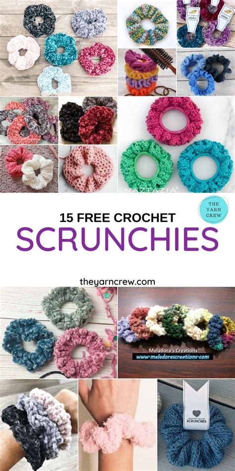 Free Crochet Scrunchie Patterns The Yarn Crew