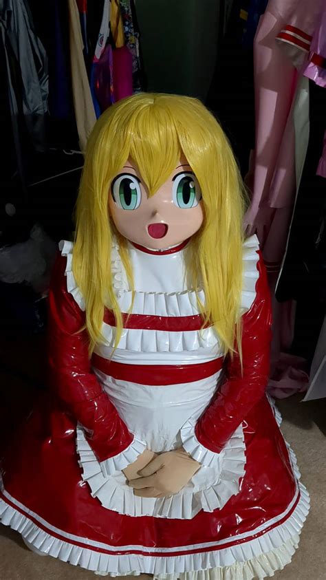 Kigurumi Roll Pvc Red Maid Dress 13 By Gracideaclub On Deviantart