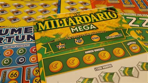 Gratta E Vinci Di Oggi Mega Miliardario 20x Numeri Fortunati Puzzle