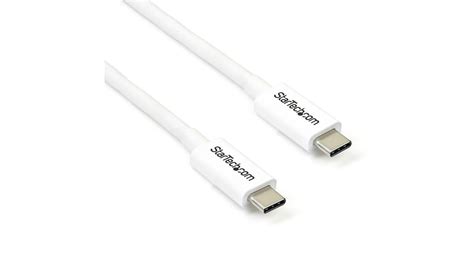 Tblt3mm2mw Cable Thunderbolt 3 Plug Thunderbolt 3 Plug 2m White Distrelec