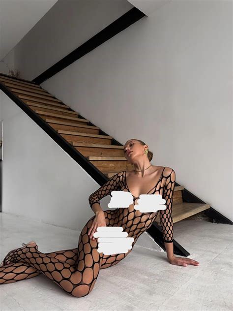 See Through Rave Stripper Lingerie Outfit Open Revealing Catsuit Black Fishnet Lingerie