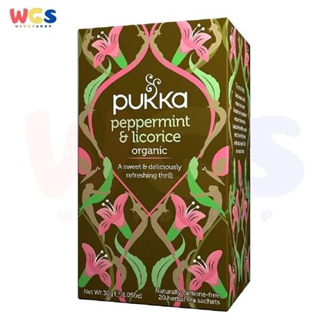 Jual Pukka Peppermint And Licorice Organic Herbal Tea 20 Sachets 30g