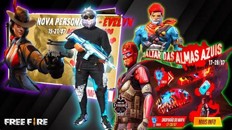 Free Fire Ao Vivo Nova Personagem Jogado Gemado Recrutamento Pra