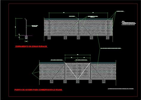 Weld Mesh Fencing System Dwg Block For Autocad Designs Off