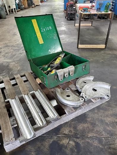 Used Greenlee Flip Top Emt Hydraulic Conduit Bender For Sale At Hil