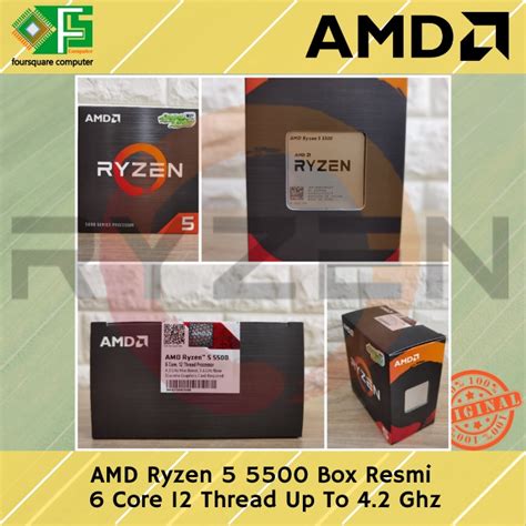 Jual Amd Ryzen Processor Core Thread Up To Ghz Box Resmi