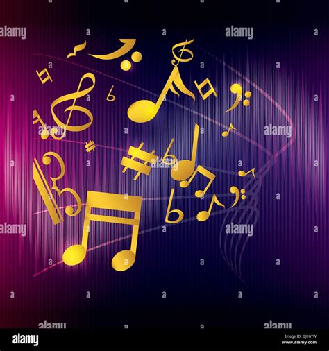 Music Note Sound Stock Vector Image Art Alamy