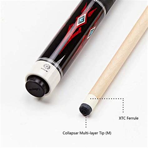 Collapsar Ch Pool Cue With Soft Cues Case Sets Piece Custom