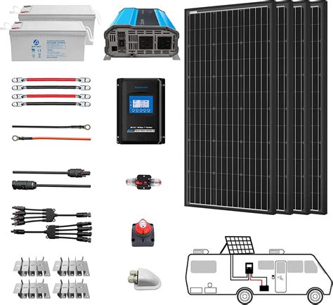 Amazon Acopower Watt Pcs W Mono Solar Panel Kit