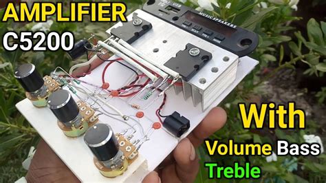 Diy Powerful Ultra Bass Audio Amplifier Using Sc With Heavy Bass