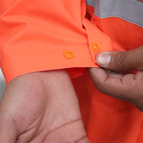 Gabardina Impermeable Con Capucha Mod GIL NARANJA LICA