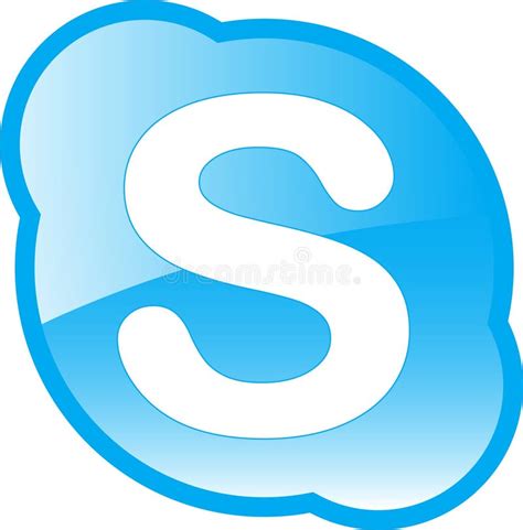 Icono Del Logotipo De Skype Fotograf A Editorial Ilustraci N De