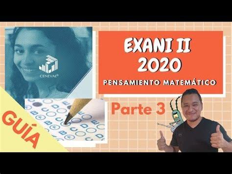 Gu A Exani Ii Resuelta Pensamiento Matem Tico Parte Examen