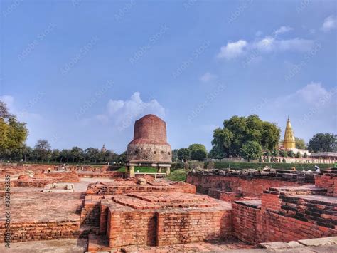 Stupa at Sarnath India Stock Photo | Adobe Stock