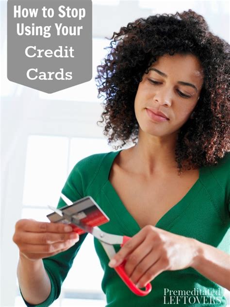 How To Stop Using Your Credit Cards