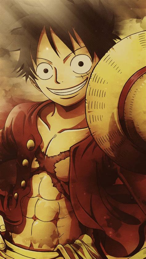 Download Straw Hat Luffy Smile Wallpaper | Wallpapers.com