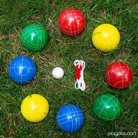 Play Platoon Bocce Ball Set Game with Case - 4 to 8 Player Bocce Balls Set 688941050638 | eBay