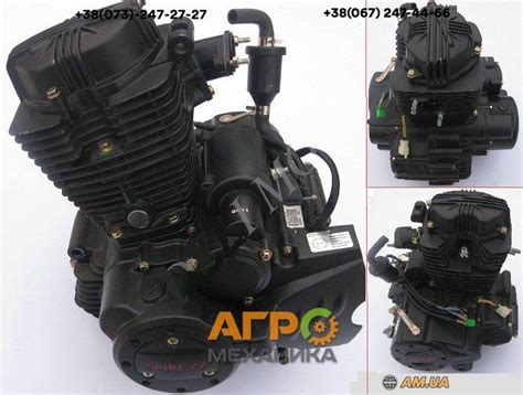 Двигатель на мотоцикл Viper ZS200A/CG-200 (165FML) с балансировочным ...
