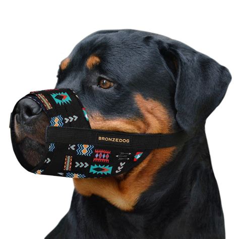 Намордники Намордник для собак Bronzedog нейлоновый регулируемый Ацтеки ...