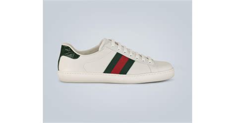 Gucci Sneakers Ace Aus Leder F R Herren Lyst At