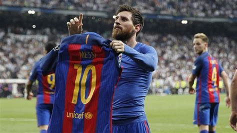 Lionel Messi Y Los Tres Años De La Celebración Icónica Mostrando Su Camiseta Ante El Real Madrid