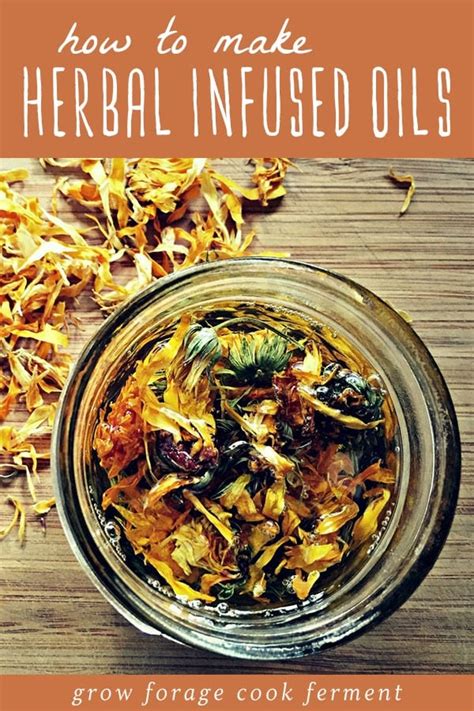 How To Make Infused Herbal Oils