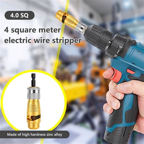 Wire Twister Tool For Drill Wire Strippers Electrical Aluminum Alloy