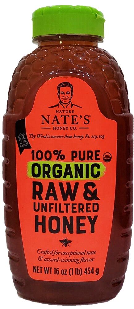 Nature Nate S Natural Pure Organic Raw Unfiltered Honey