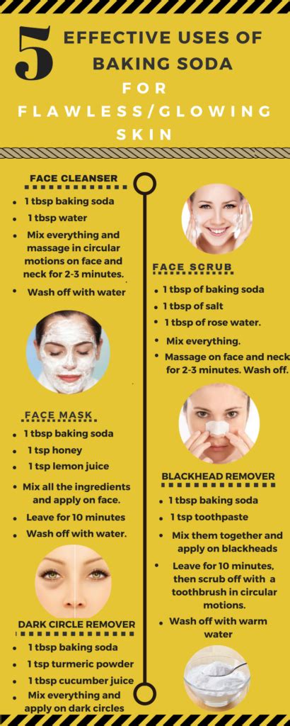 5 Effective Uses Of Baking Soda For Flawless And Glowing Skin Artofit