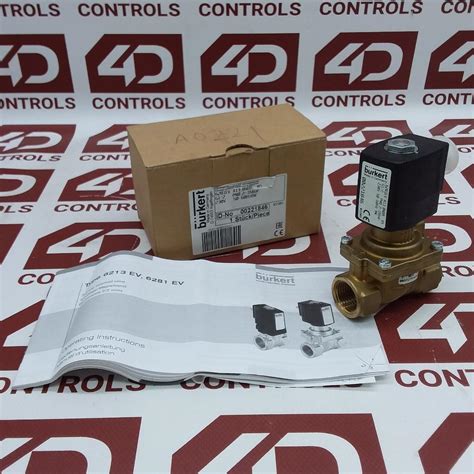 6281EV A13 0NBR MS Burkert Solenoid Valve 2 16 Bar