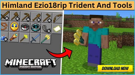 Minecraft Himland All Tool Mod Ezio Trident Mod For Minecraft Pe