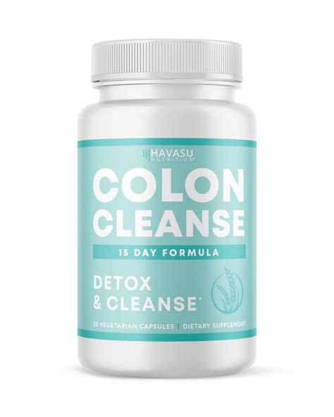 Colon Cleanse 15 Day Fast Acting Detox For Natural Bowel Relief