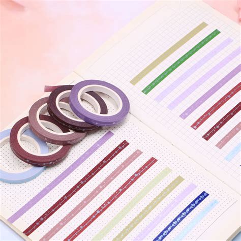 Beautify Your Next Spread With These Delightful Skinny Washi Tapes