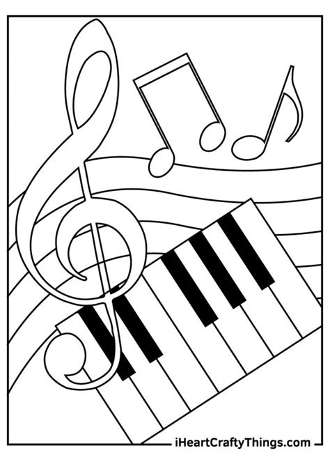 Music Coloring Pages 100 Free Printables