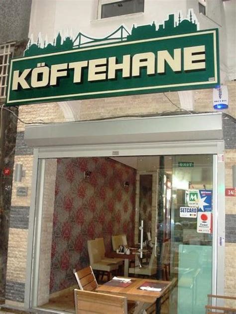 Menu at Köftehane Istanbul Rıhtım caddesi Kemankeş mahallesi No 21