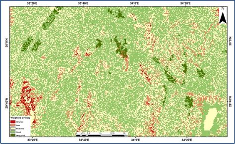 Map representing the potential groundwater zones. | Download Scientific ...