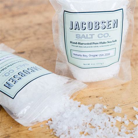 jacobsen salt flake finishing sea salt oz bag mypanier