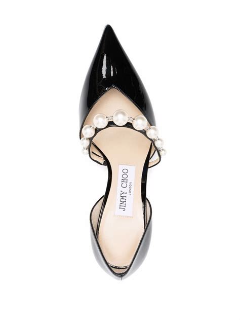 Aurelie 65mm Pearl Embellished Pumps Jimmy Choo Eraldo US